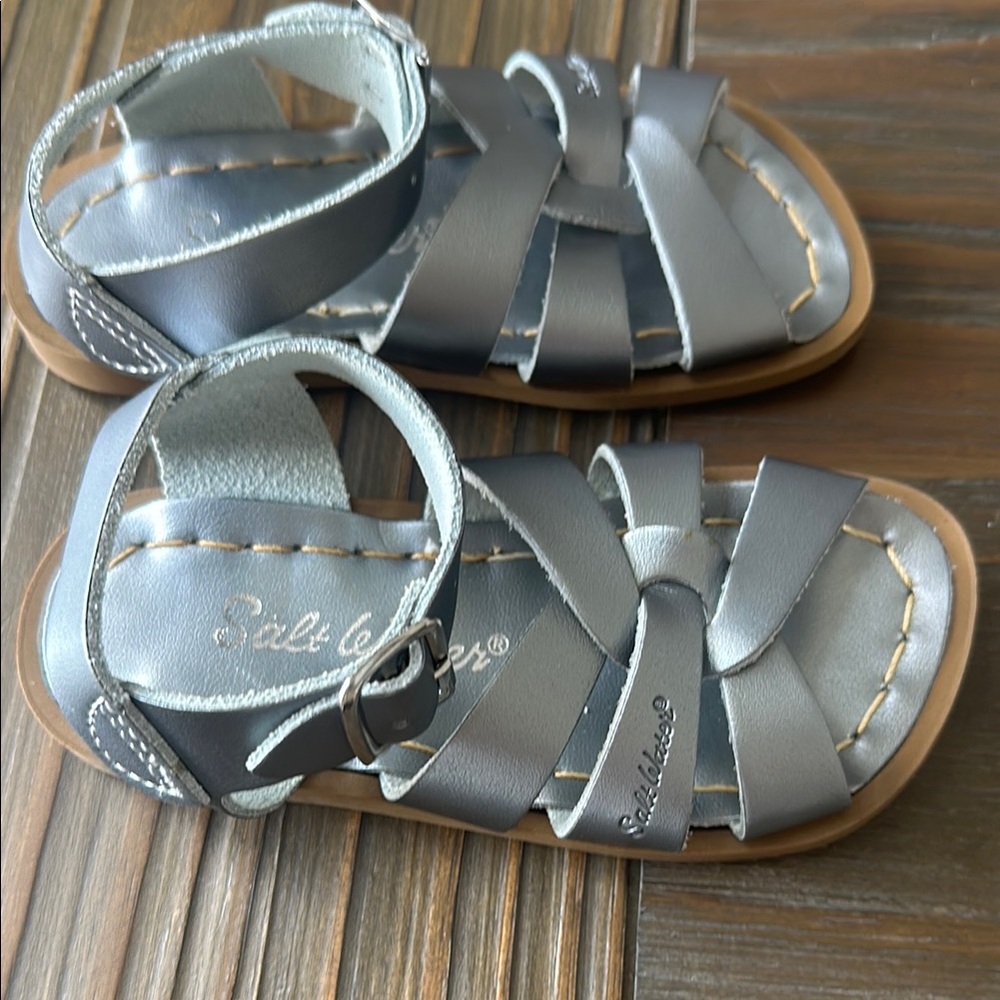 NEW Pewter Salt Water Sandals